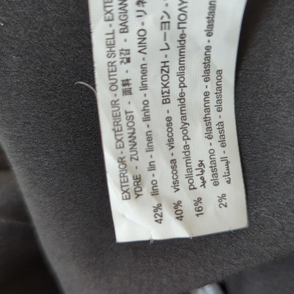 ZARA Linen Blend Crop Top - Picture 14 of 16